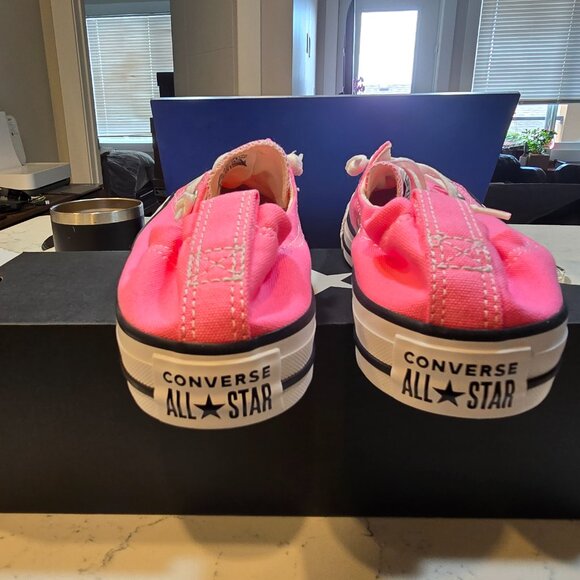 NEW Converse Chuck Taylor All Star Shoreline Slip-On Pink Womens Size 7 A11543C - Picture 5 of 13